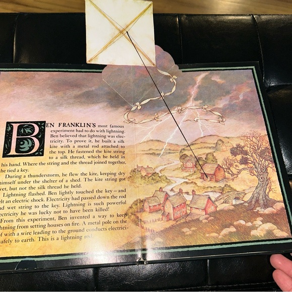 The Remarkable Mr. Franklin A Hallmark  Pop Up Book Hardcover - Picture 11 of 14